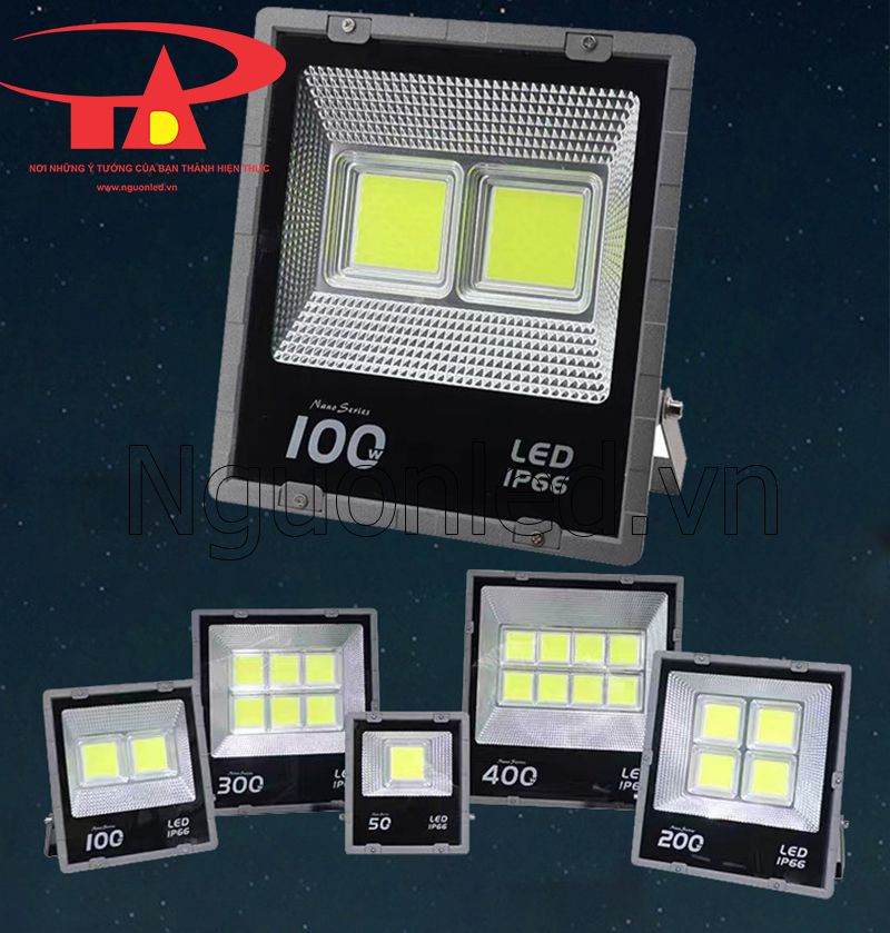 Đèn pha led giá rẻ, loại tốt 100w