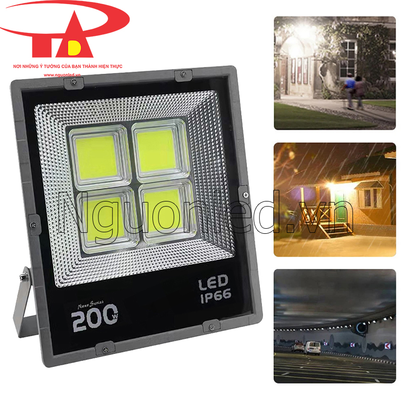 Đèn pha led chống nước 200w