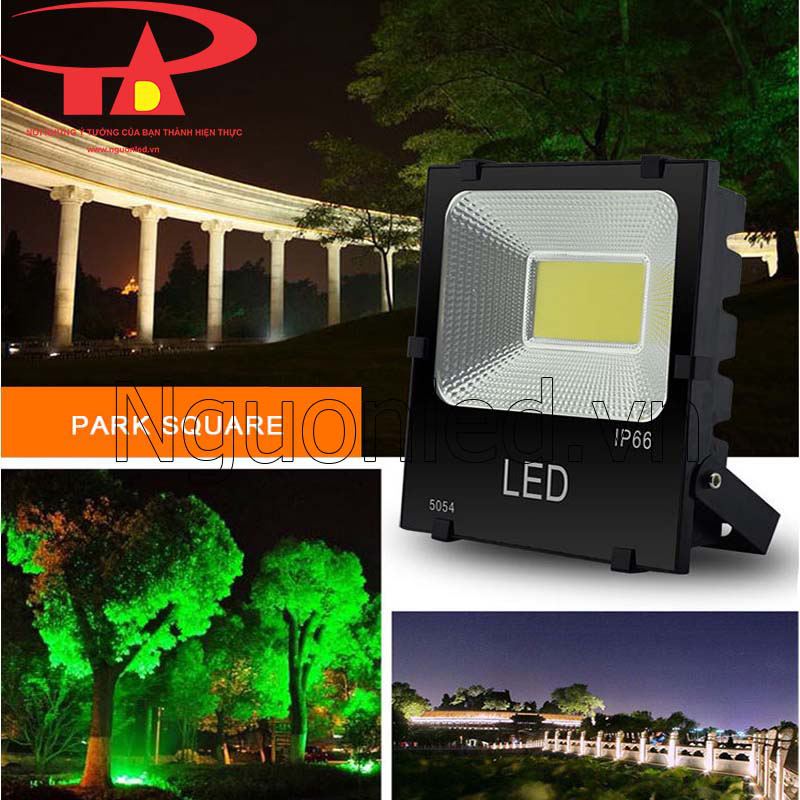 Đèn pha led 50w cob rọi cây, lối đi