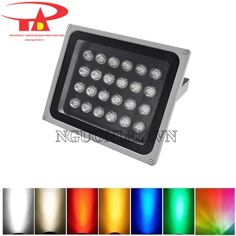 Đèn pha led mắt hạt 24w siêu sáng