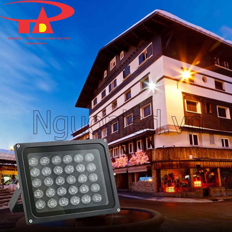 Đèn pha led nhiều hạt 36w loại tốt