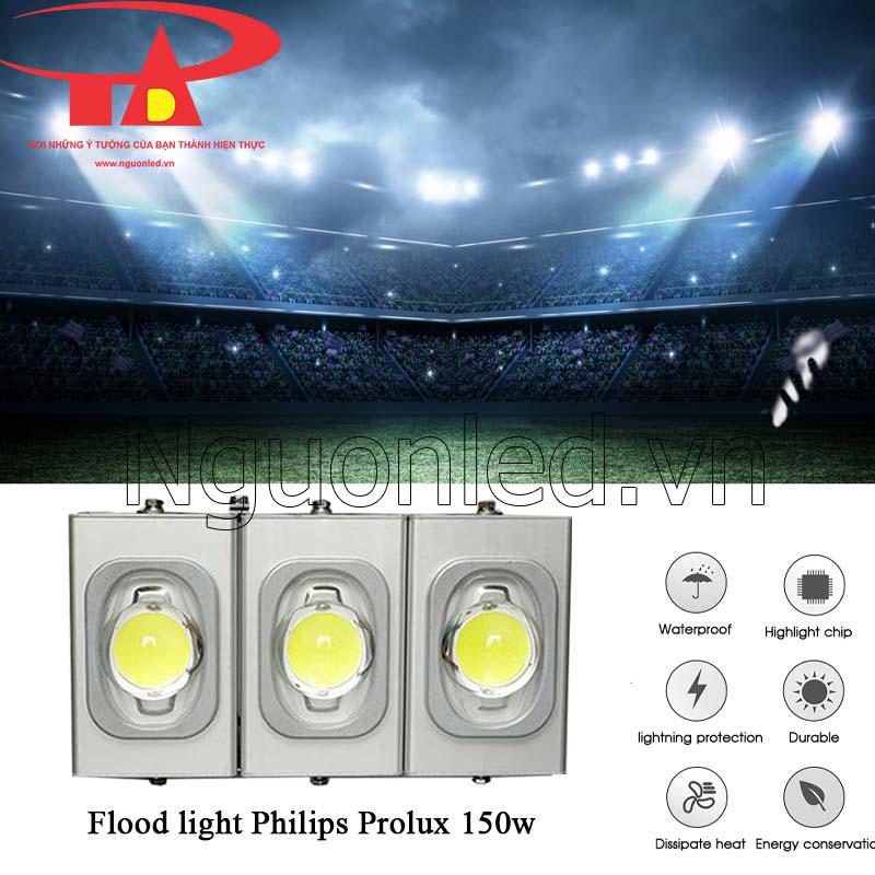 Đèn pha led prolux 150w chiếu sân bóng