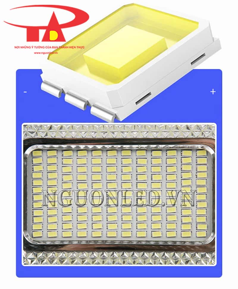 Chip led đèn pha năng lượng mặt trời 25W