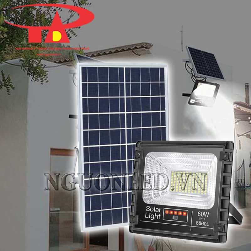 Đèn năng lượng mặt trời Jindian 60W siêu sáng