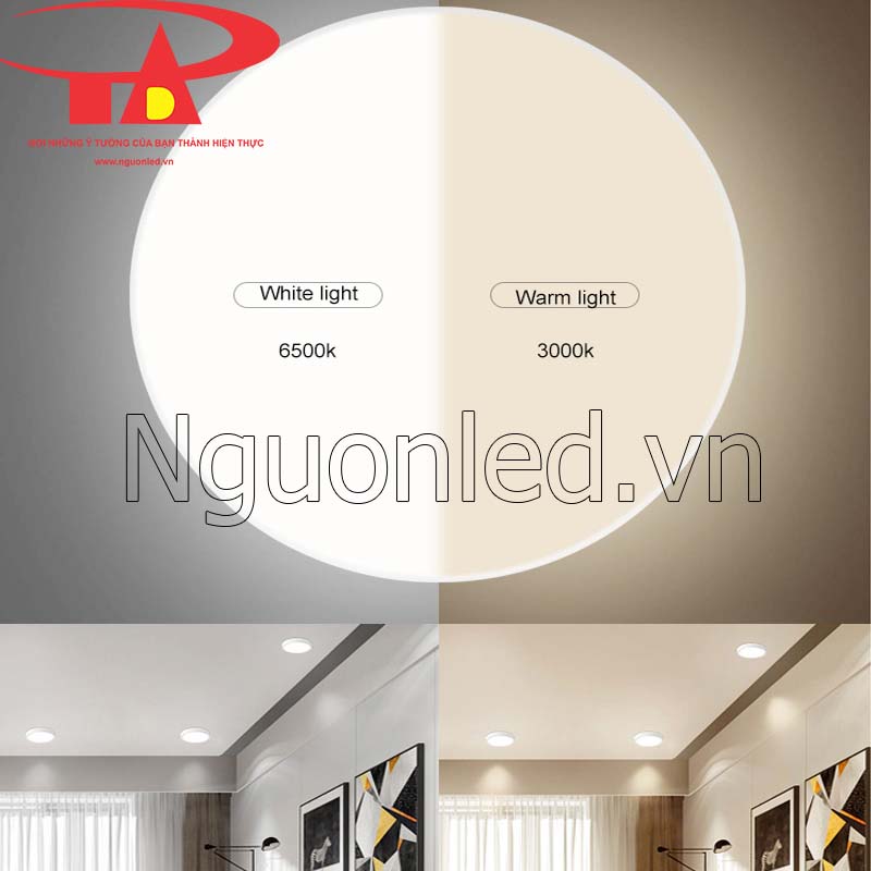 Đèn led âm trần tràn viền 18w siêu sáng