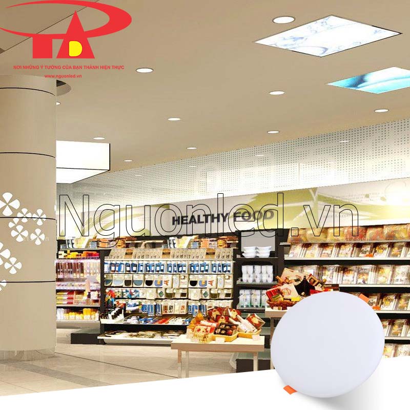 Bán đèn led âm trần tràn viền 24w tại Hà Nội