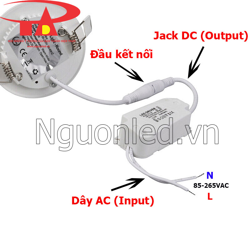 Cách lắp đặt đèn trần led 12w