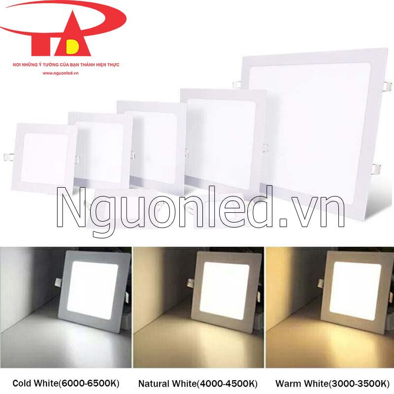 Giá đèn led âm trần vuông 6w