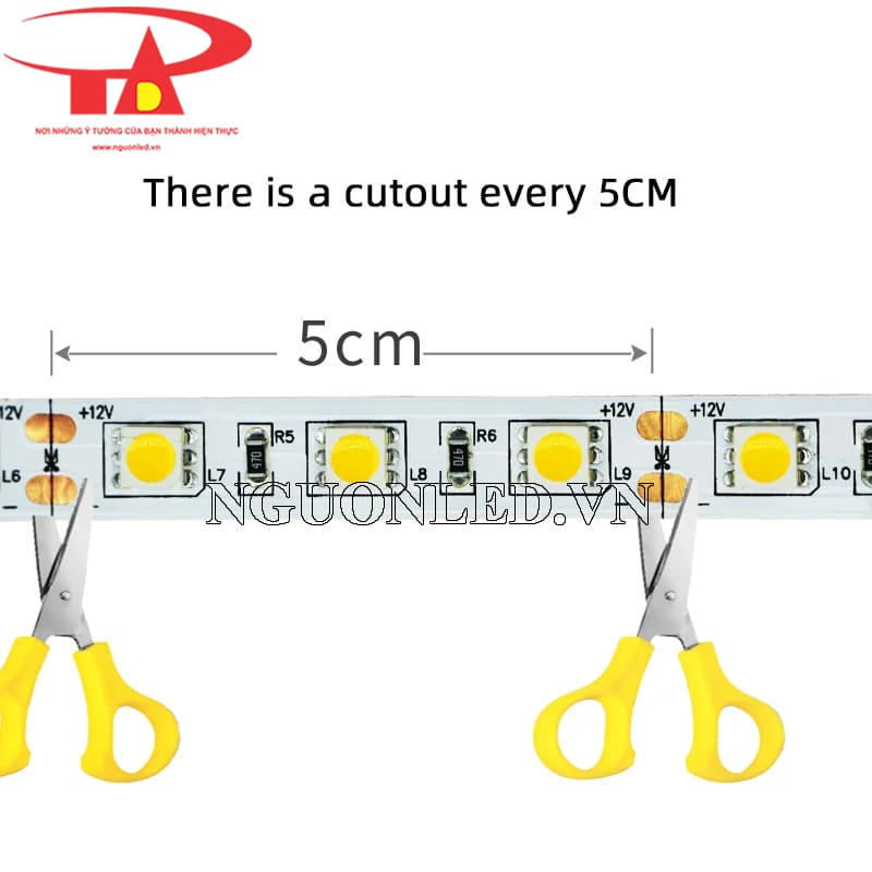 Hướng dẫn cắt dây led 12v