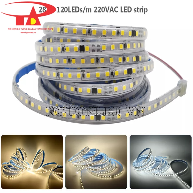 Led dây dán 220V màu trung tính