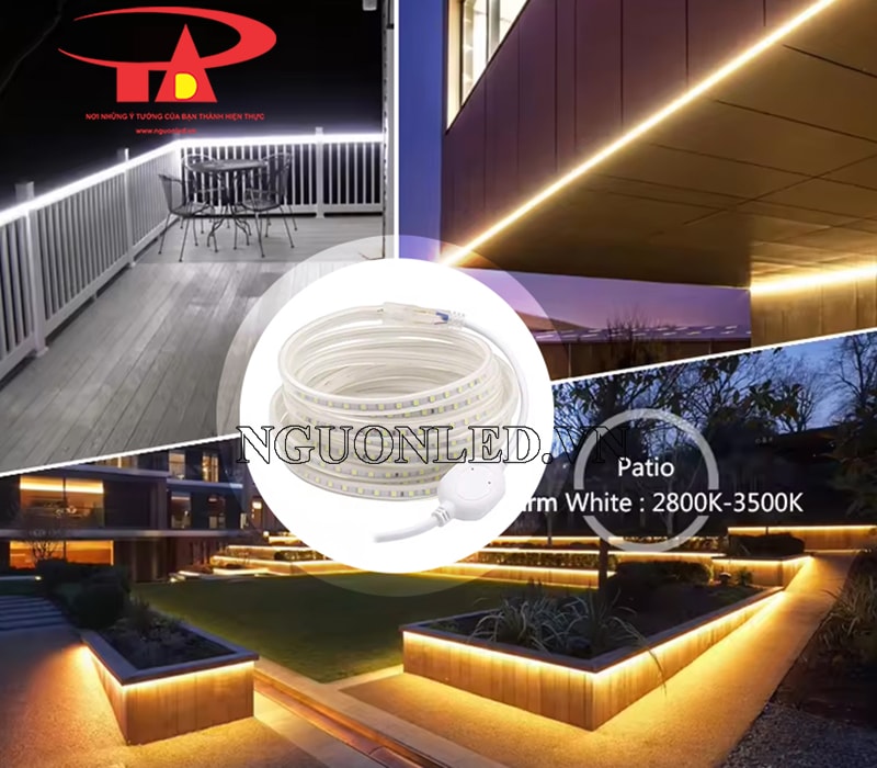 Dây led cuộn 100m 220v dùng ngoài trời