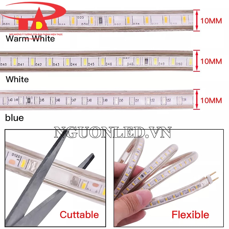 Hướng dẫn cắt dây led 220v