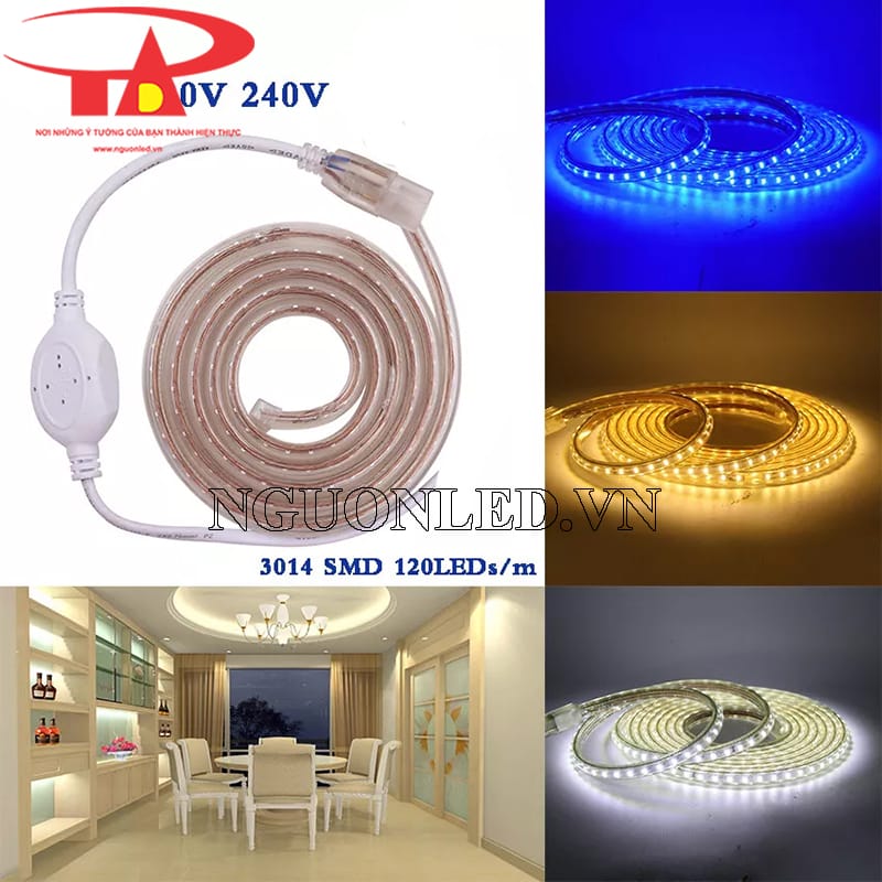 Đèn led dây 3014 cuộn 100m loại tốt