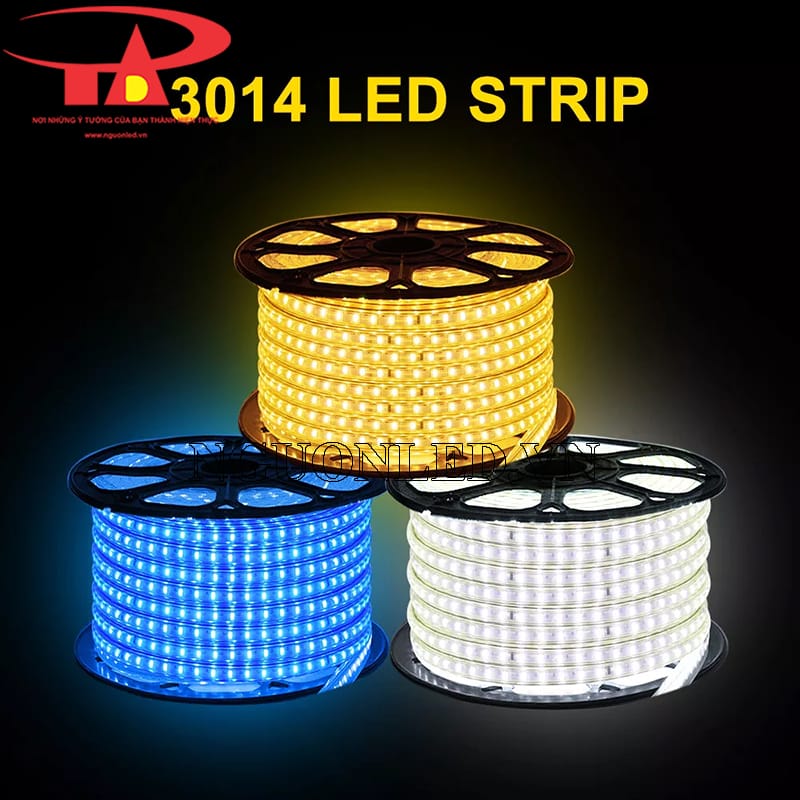 Led dây 3014 cuộn 100m ngoài trời