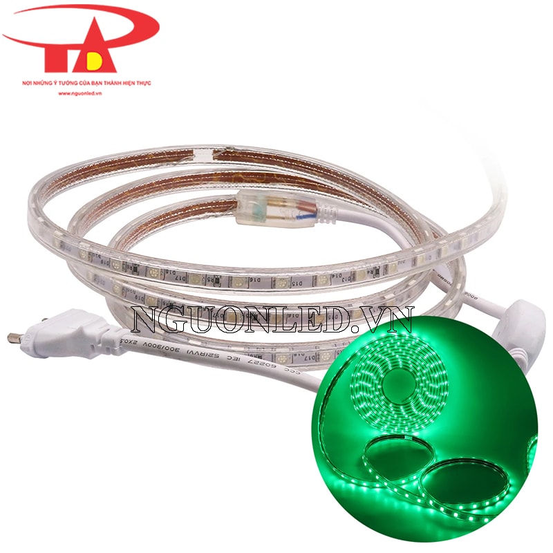 Đèn led dây 5050 cuộn 100m xanh lá