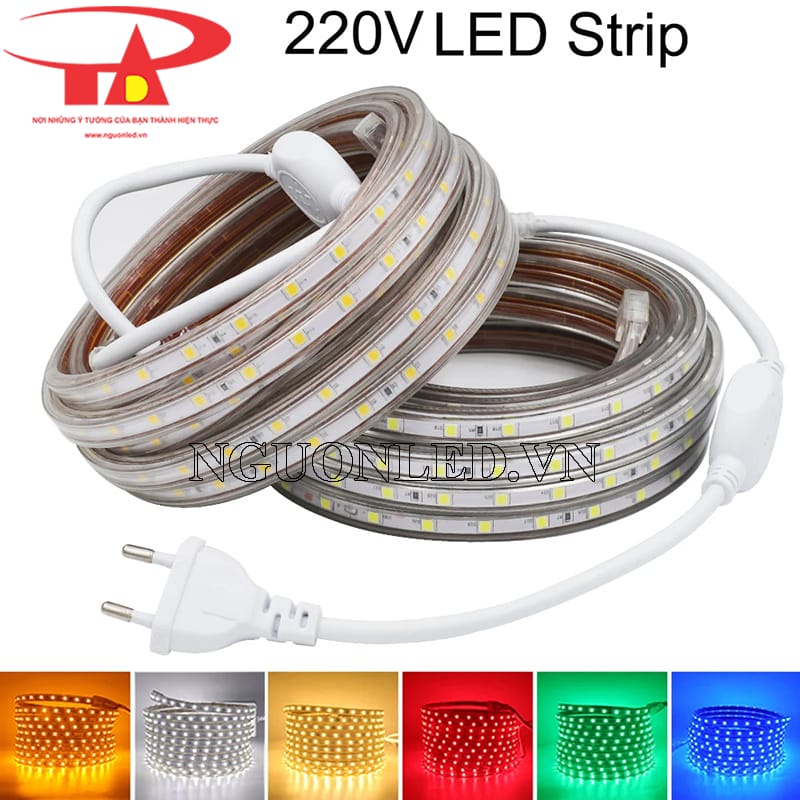 Đèn led dây 5050 cuộn 100m