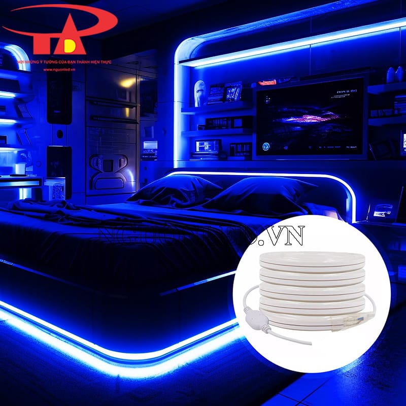 Dây led cuộn neon sign 220v dùng trong nhà