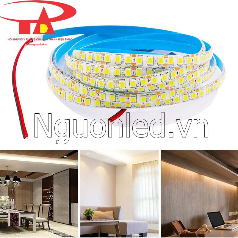 Led dây Hàn Quốc 12v, chip Samsung 5054. Nguonled.vn