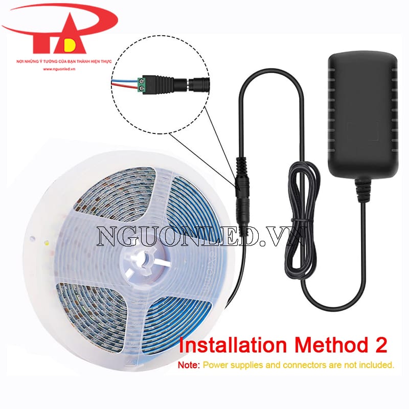 Hướng dẫn đấu nối led dây 12v