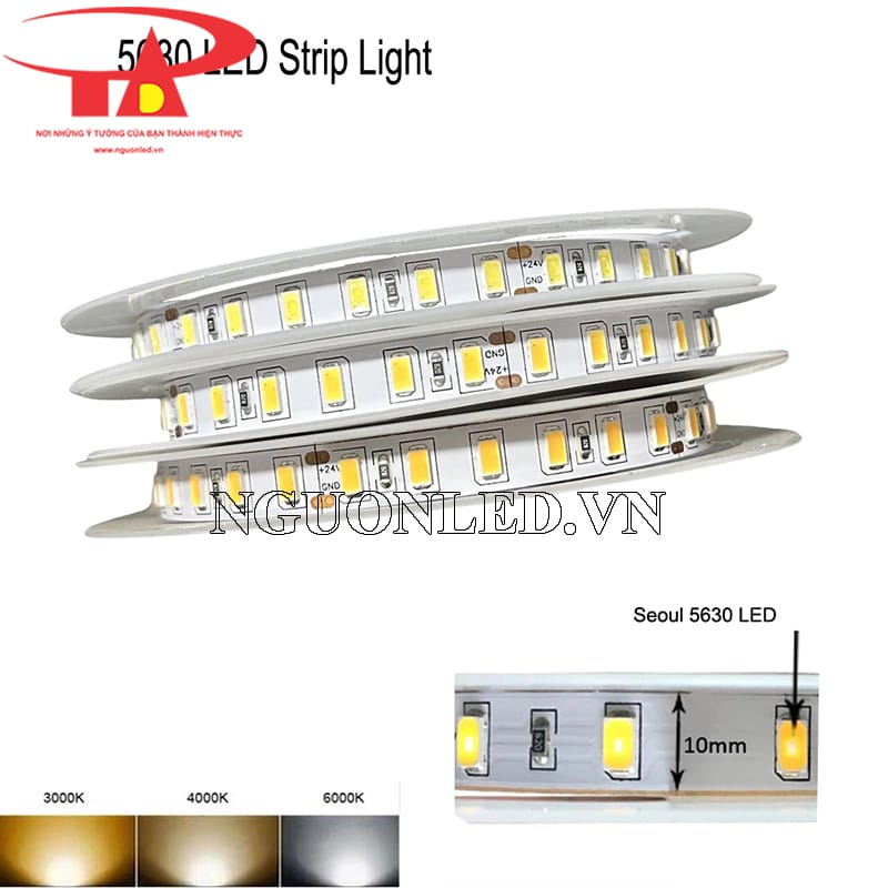 Đèn led dây 12v 5630 loại tốt