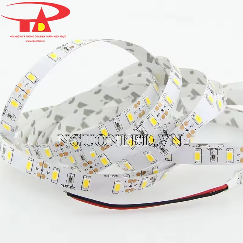 Đèn led dây dán 12v chip 5630 siêu sáng