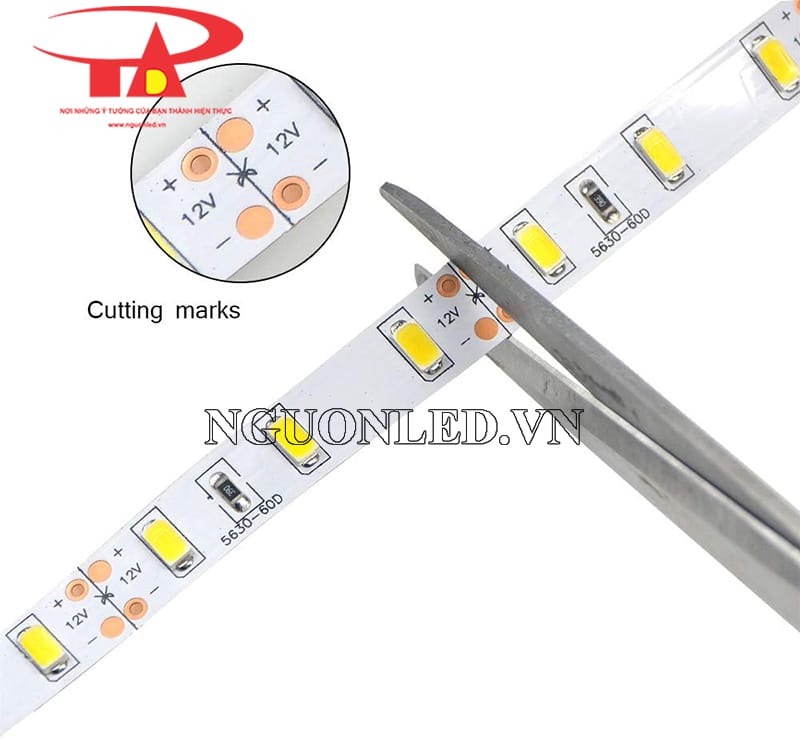 Hướng dẫn cắt dây led 12v