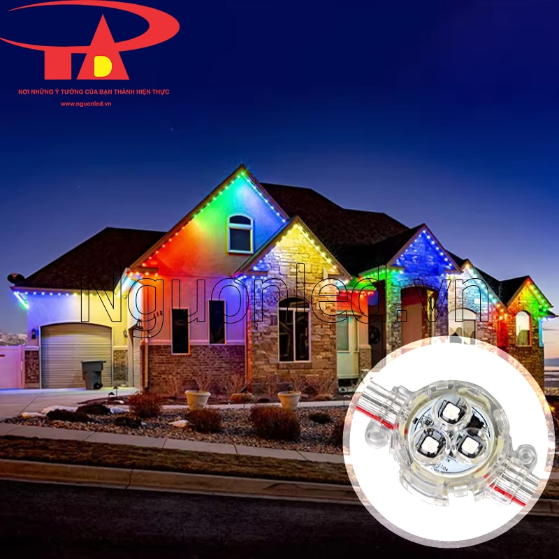 Led bát full color 30mm dùng ngoài trời