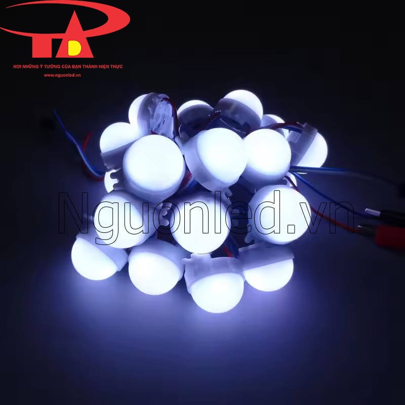 Led bát màu trắng 30mm