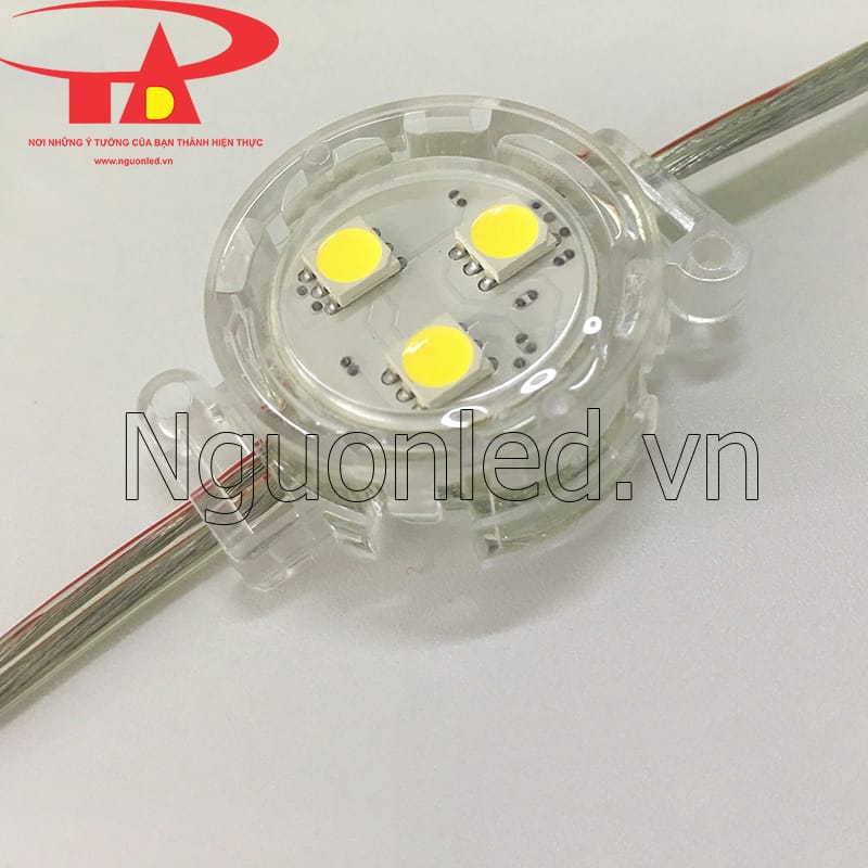 Led bát 3cm màu trắng sử dụng điện áp 12vdc