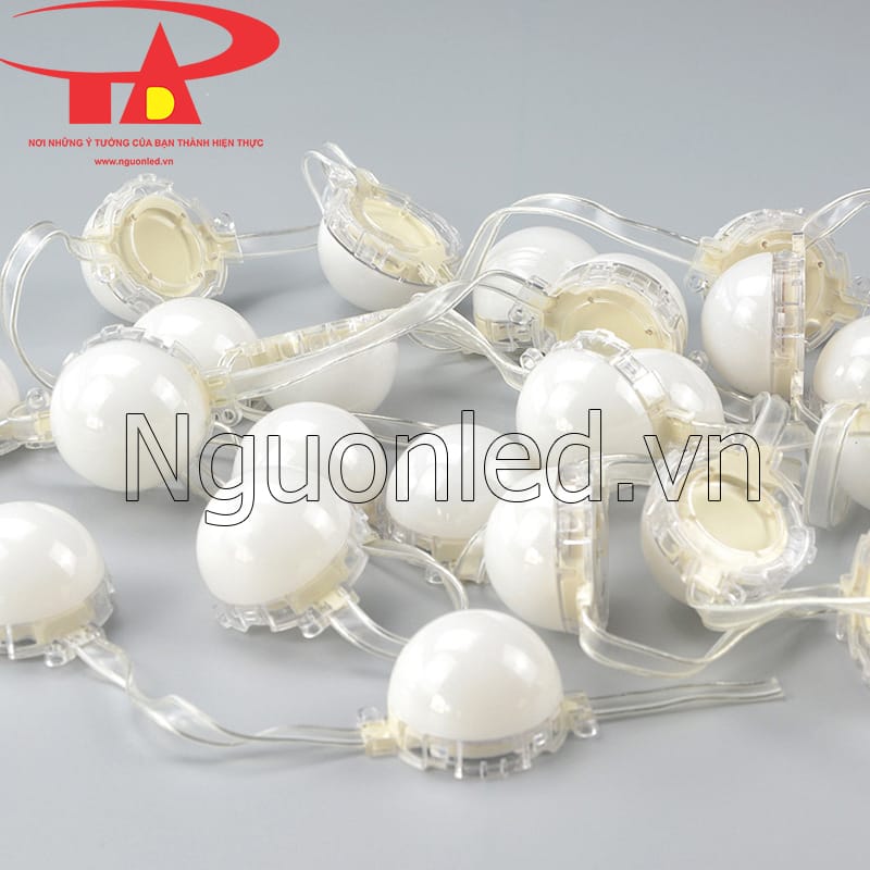 Led bát 30mm bóng đầu đục màu vàng