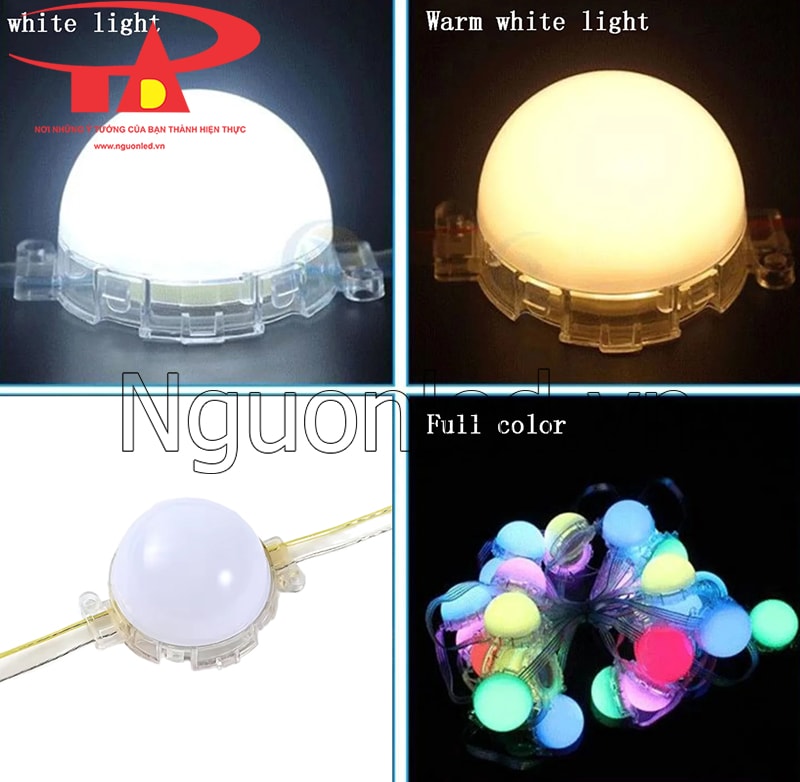 Led bát 50mm full color chạy hiệu ứng tự động