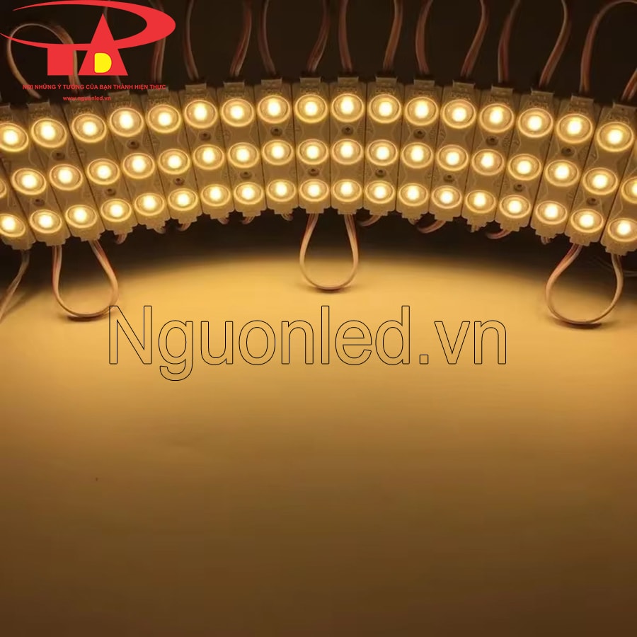 Led module ba bóng 2835 màu vàng