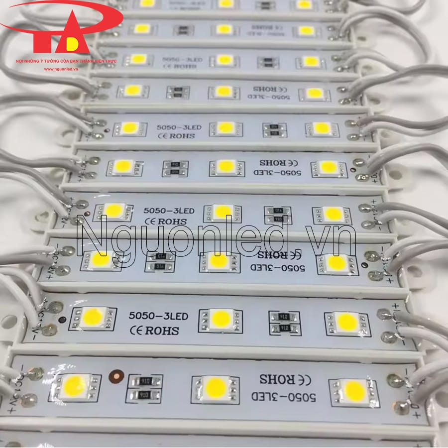 Led module ba bóng màu trắng 5050 giá rẻ