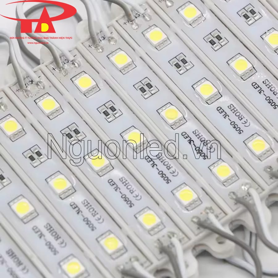 Led module ba bóng màu trắng 5050 loại tốt