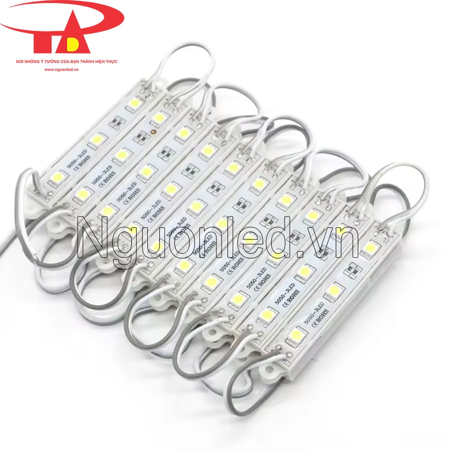 Led module ba bóng màu trắng 5050