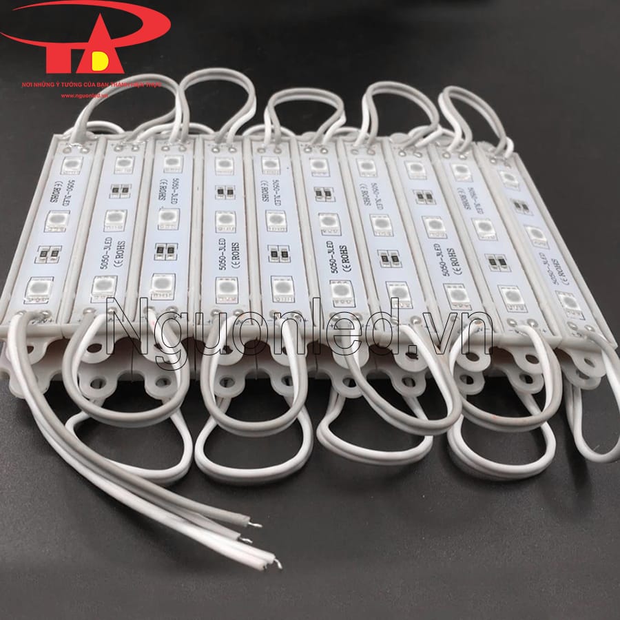 Led module ba bóng màu xanh dương 5050 loại tốt