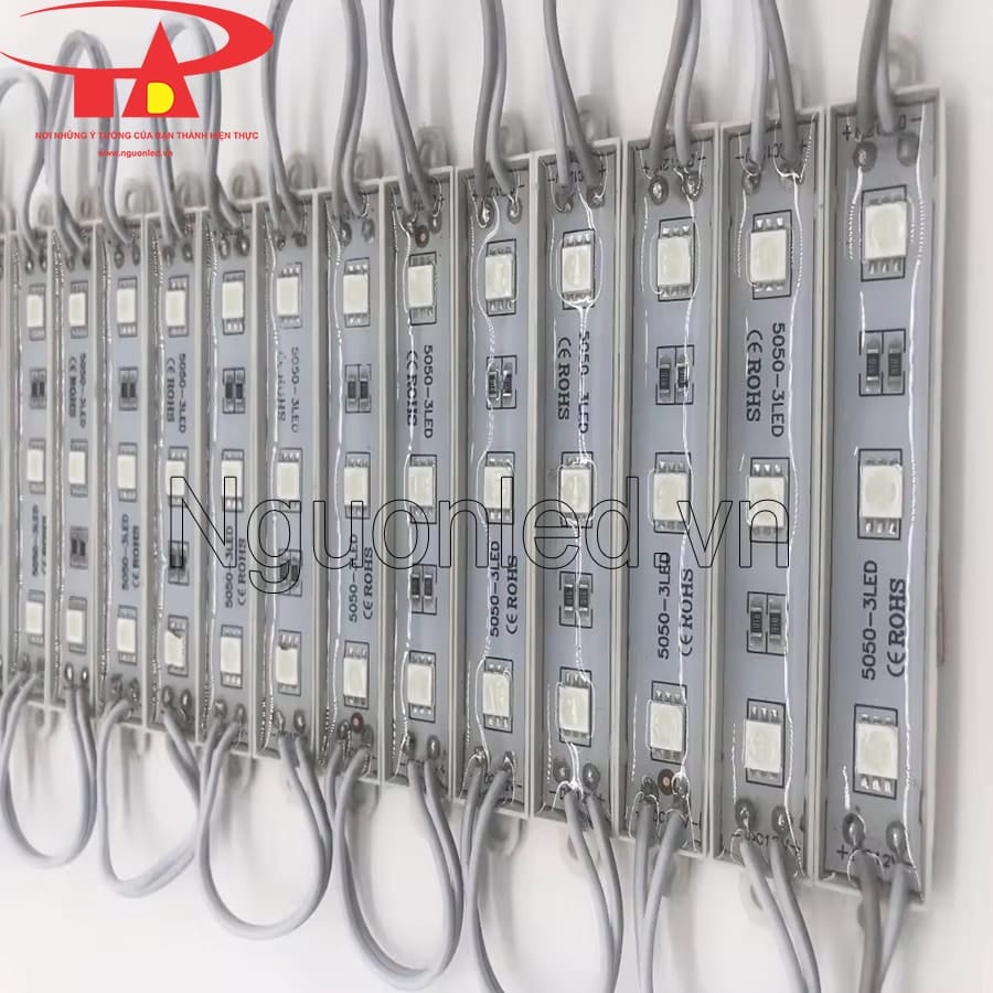 Led module ba bóng màu lá 5050 loại tốt