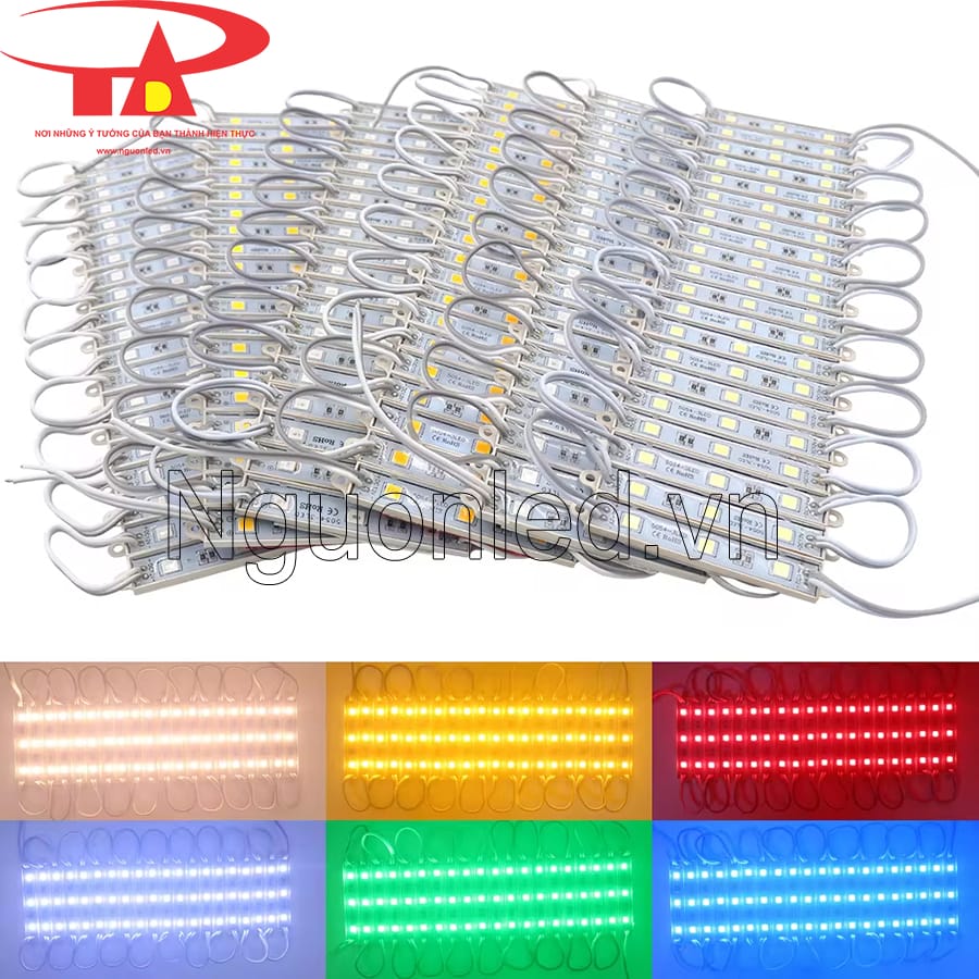 Led module 3 bóng 5054 màu đỏ