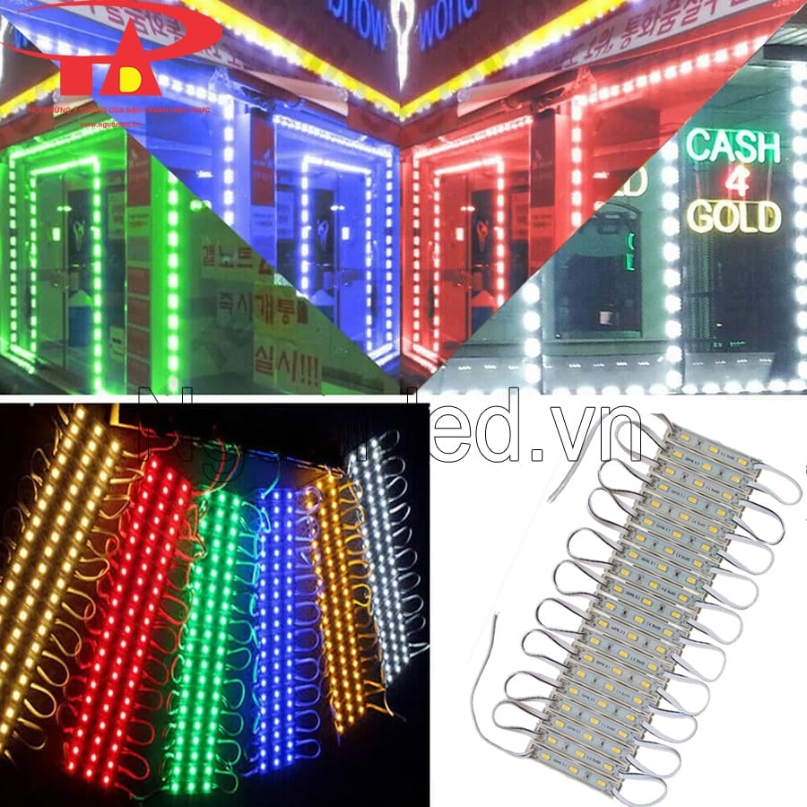 Led module 3 bóng Samsung trang trí cửa hàng