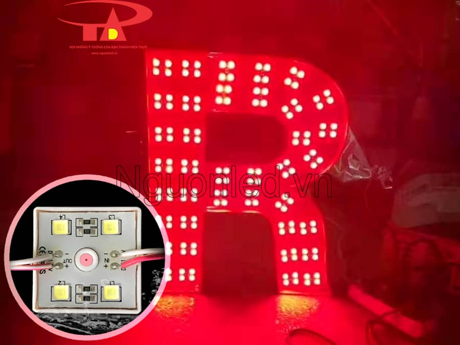 Led module 4 bóng Hàn Quốc làm chữ quảng cáo