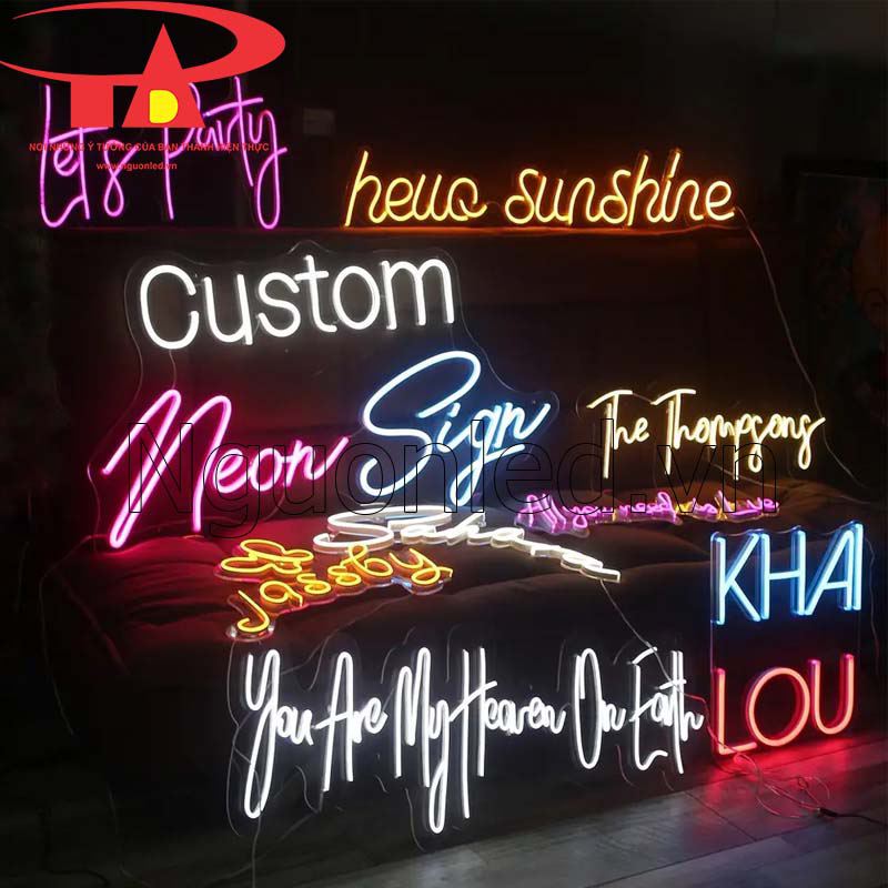 Dây led neon sign 12V dùng uốn chữ