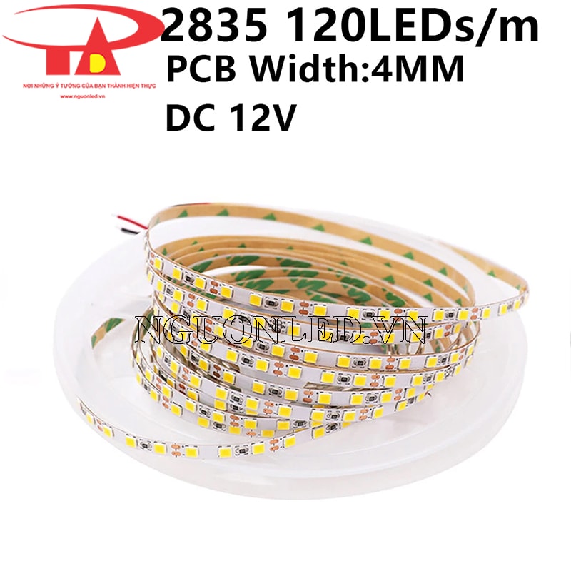 Đèn led dây 12v 4mm không keo