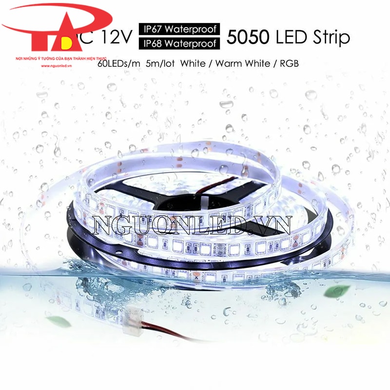 Led dây 5050 12v dùng ngoài trời