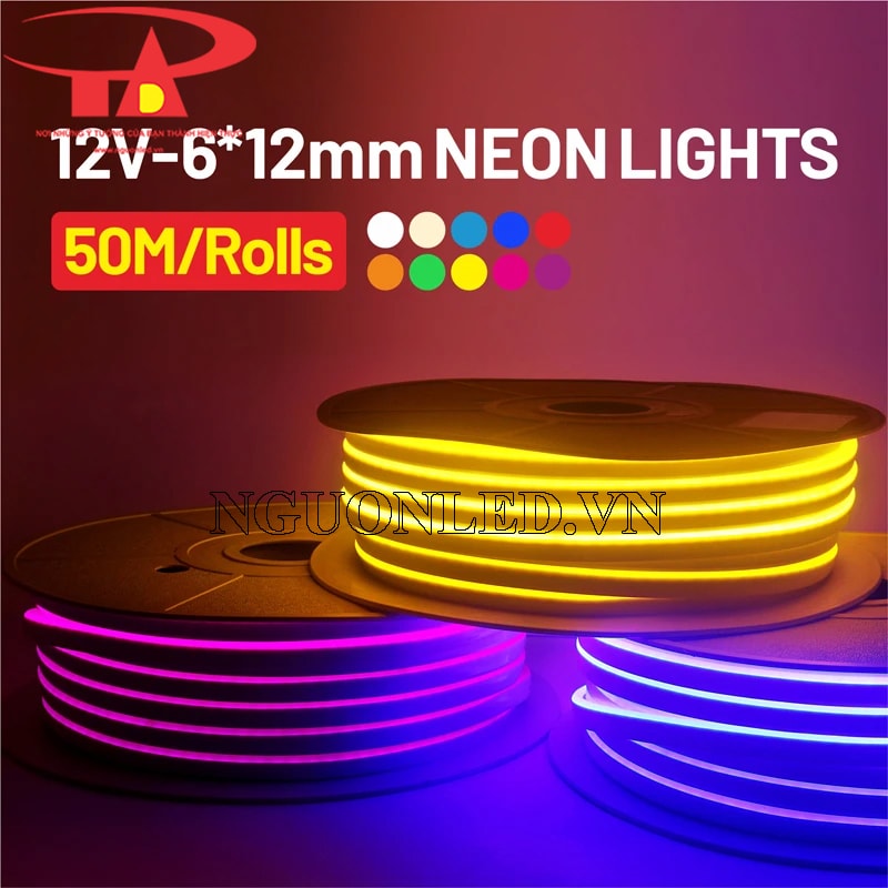 Dây led cuộn neon 12v dùng tạo hình