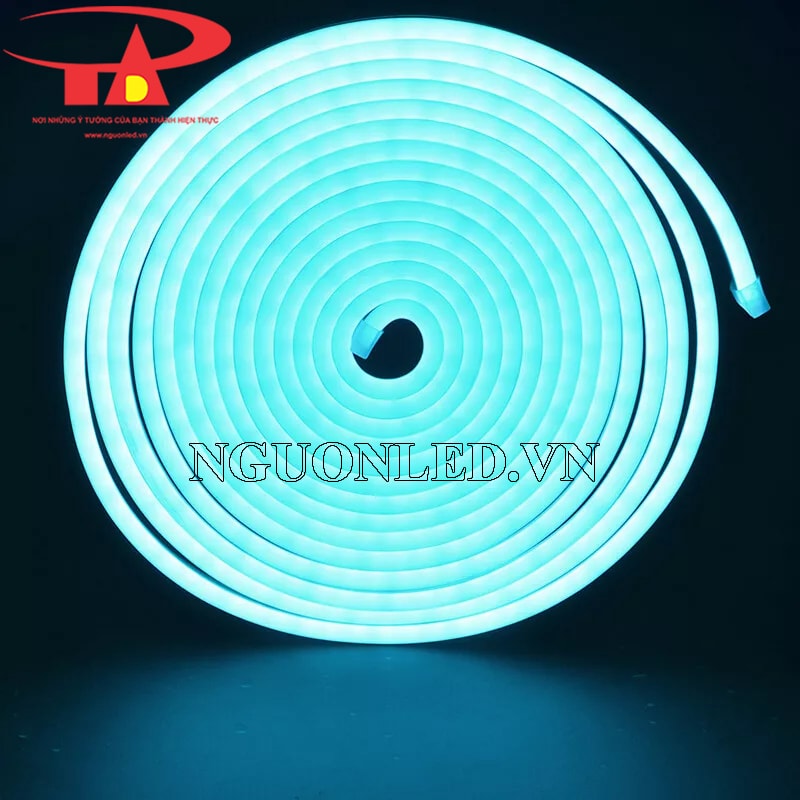 Đèn led dây dẻo 2835 50m xanh ngọc