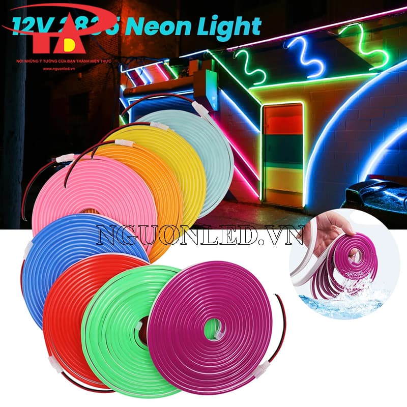 Dây led cuộn neon 12v dùng tạo hình