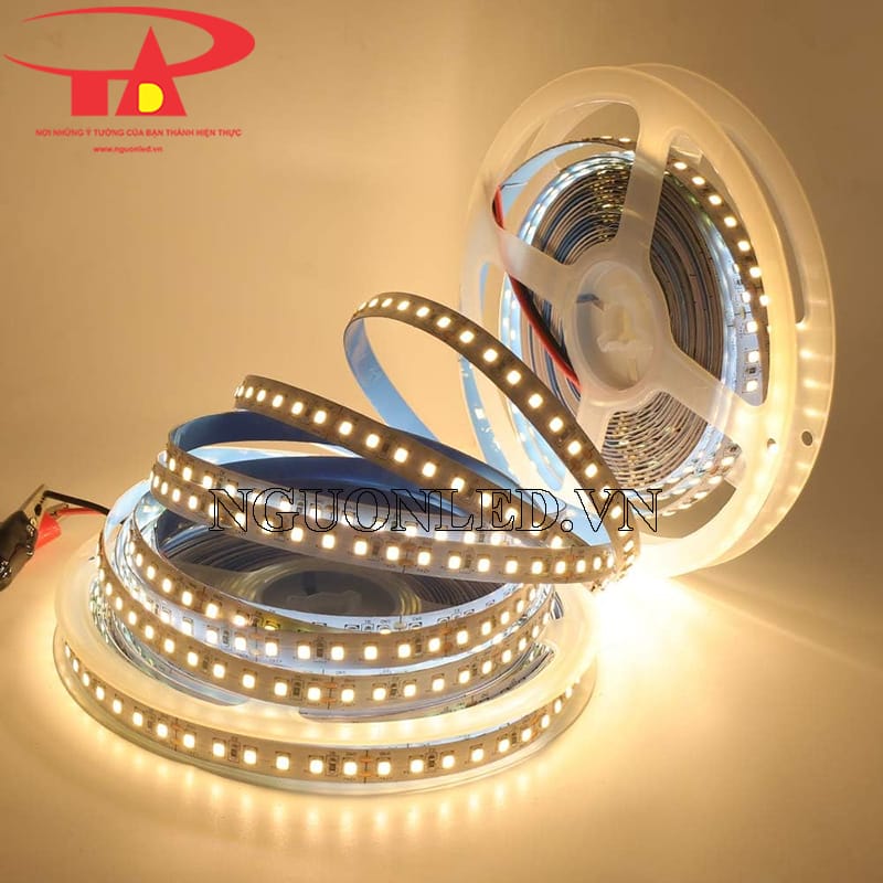 Dây led dẻo 12v màu vàng nắng