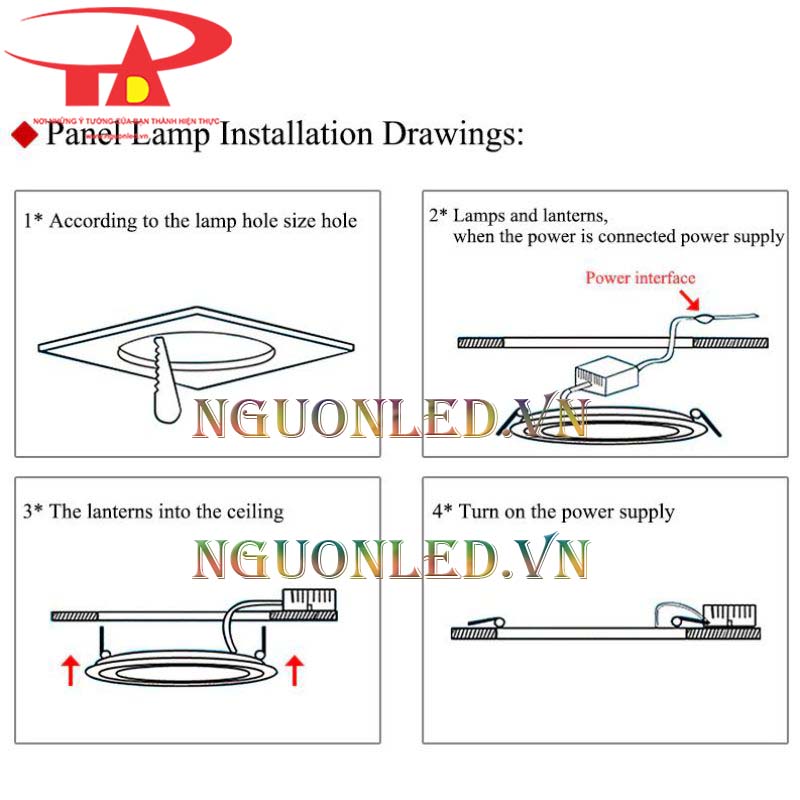 Đèn led âm trần tròn 6w 3 màu được bán tại phú yên