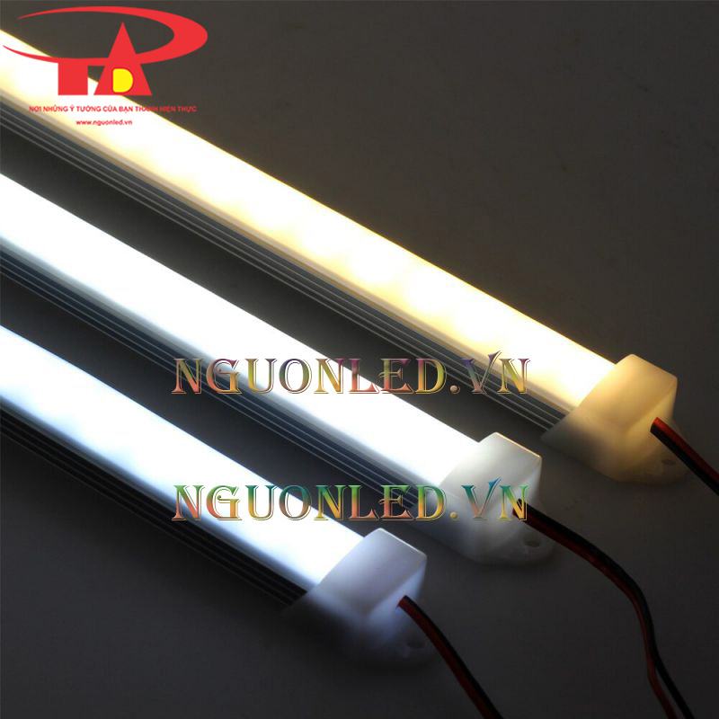 Đèn led thanh nhôm 220v chip đôi