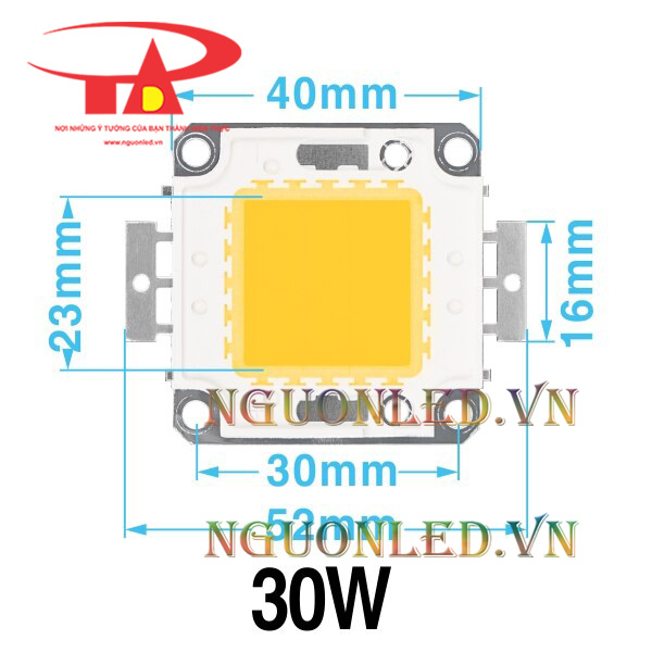 Tim đèn pha led 30w màu trắng được bán tại hcm